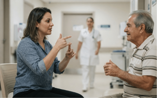 Intérprete de Libras em hospitais e clínicas - LeveLibras